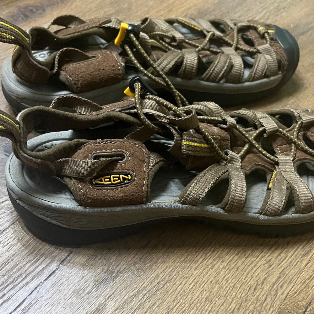 Worn a few times. Keen Brown Women's Closed-Toe Outdoor Sandals